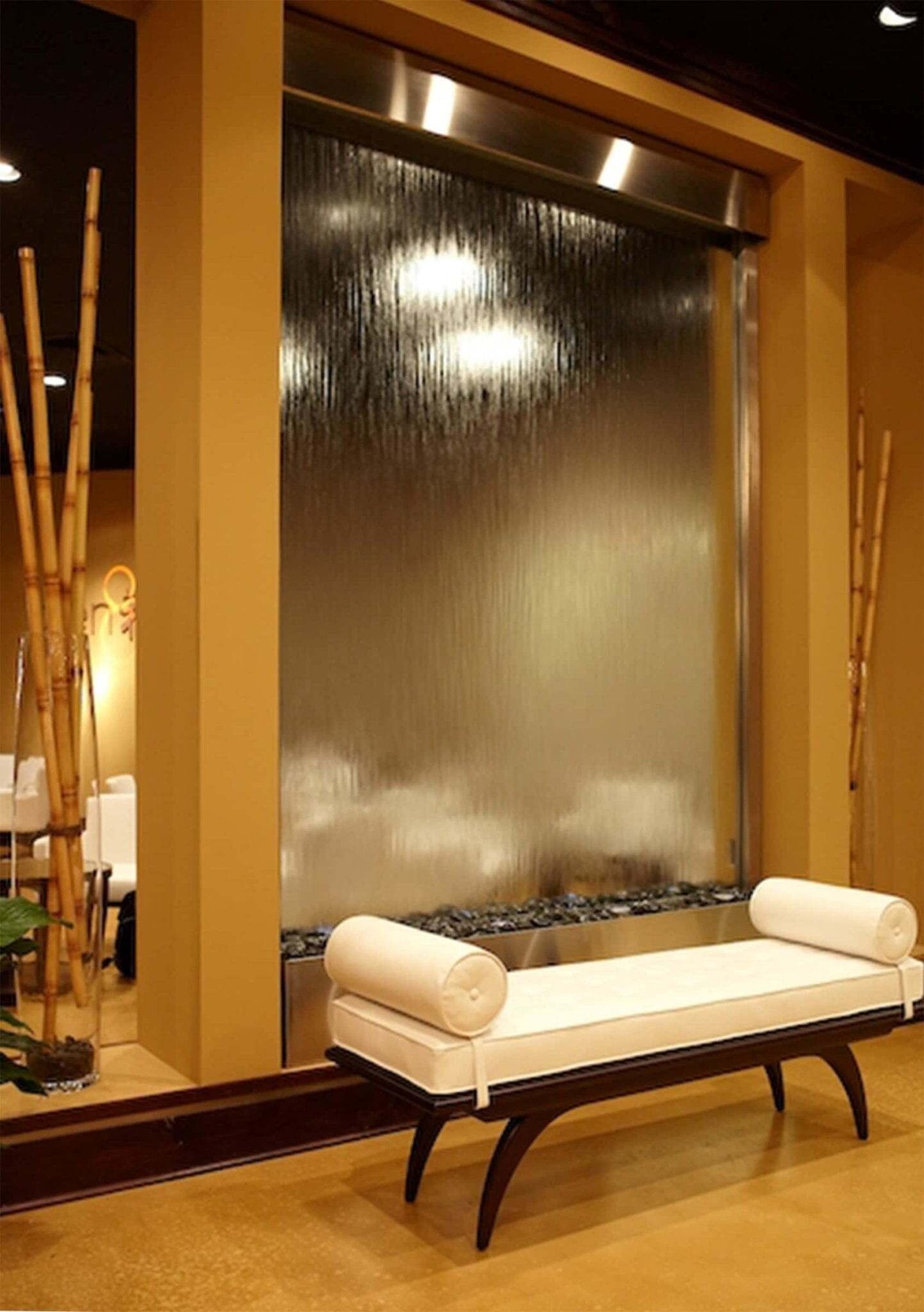 Water Walls 1 Hotel Lobby Glass and Stainless Water Wall scaled