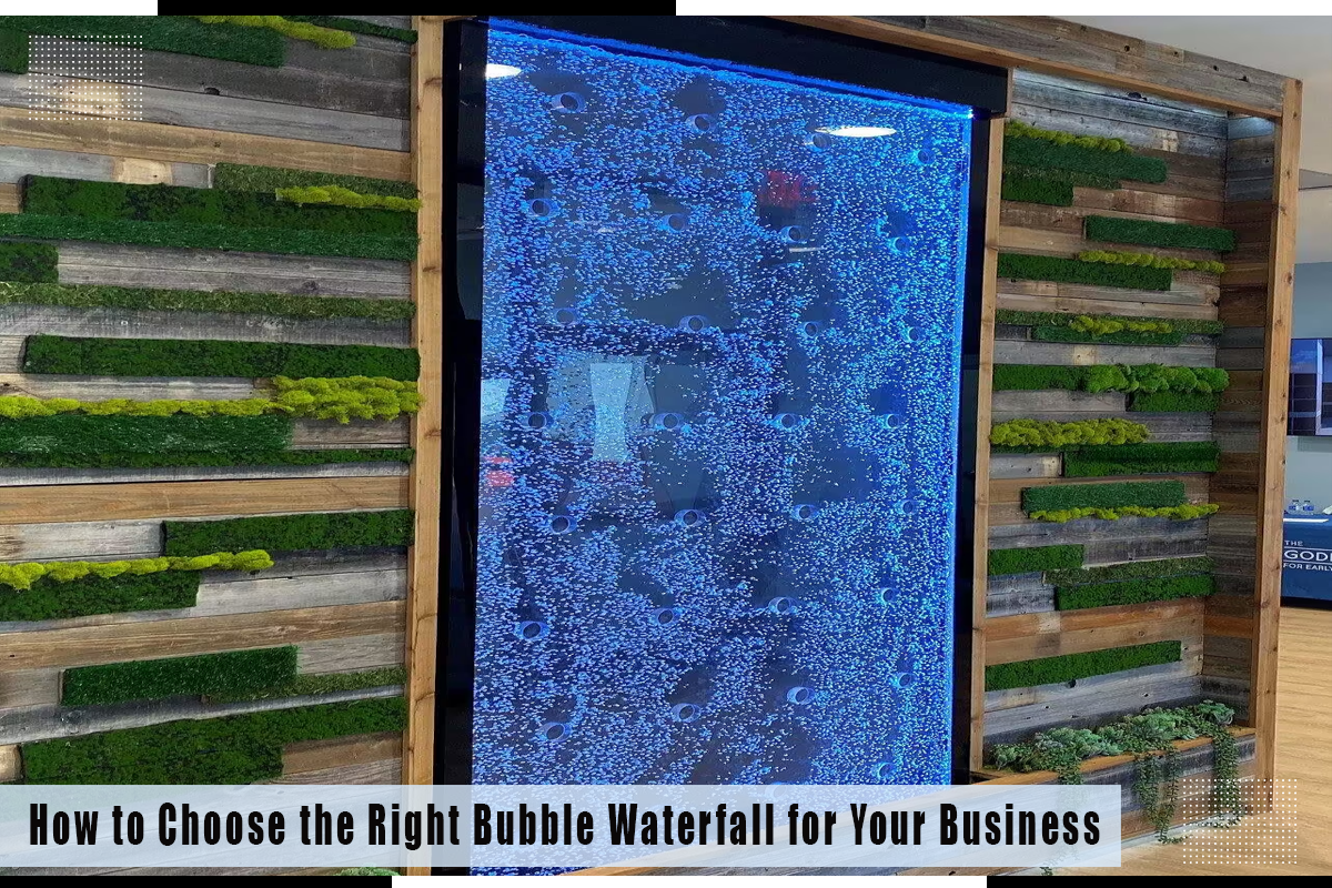 Custom rainwater feature installation by Midwest Tropical showcasing decorative water design elements.