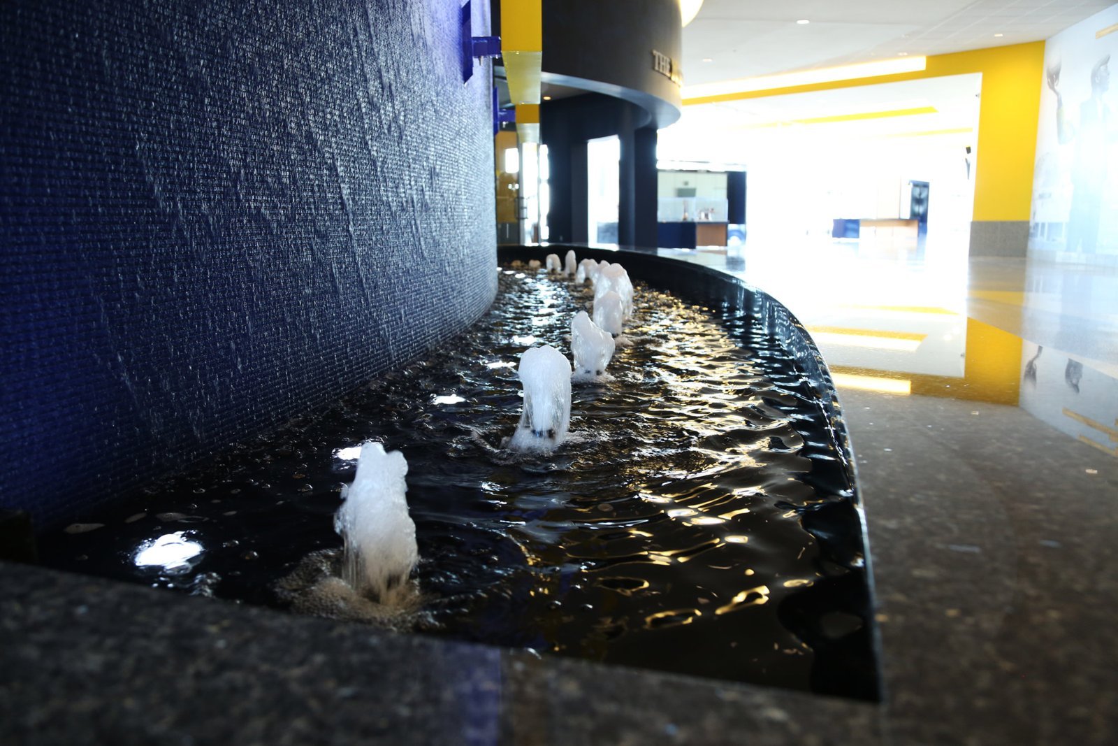 Galleries 78 Bubbler Jets Reflection Pool; University Of Michigan Crisler Center, Ann Arbor, Mi