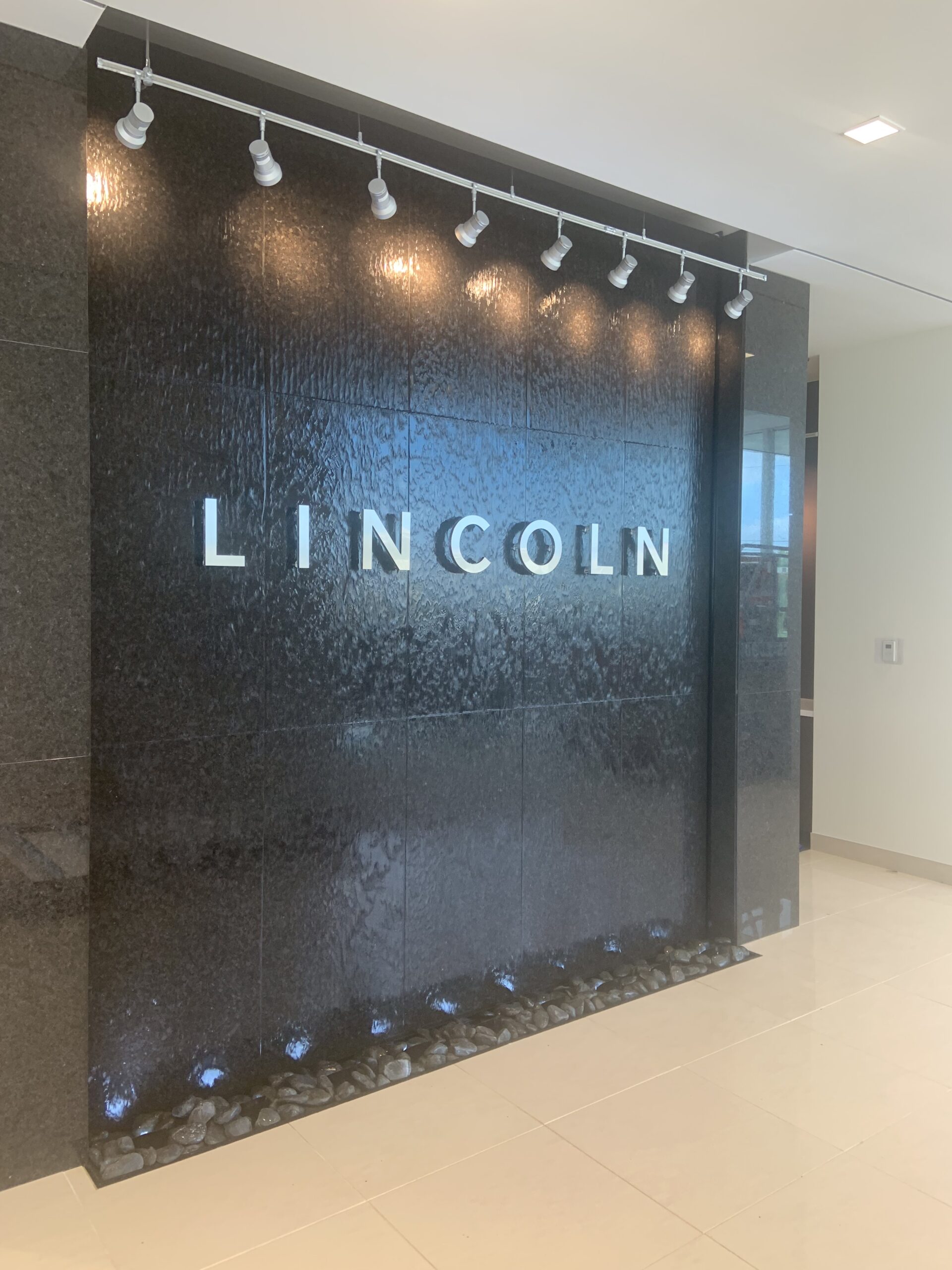 Acrylic Water Features 67 Black Granite Waterfall for West Point Lincoln in Sugar Land Texas 2 scaled