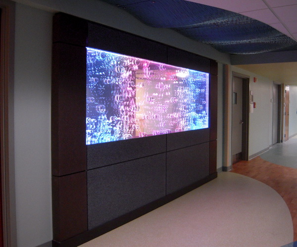 Bubble Walls 371 Bubble Wall Edward Hospital Naperville IL Waterpanel Swirling Rod Style 5