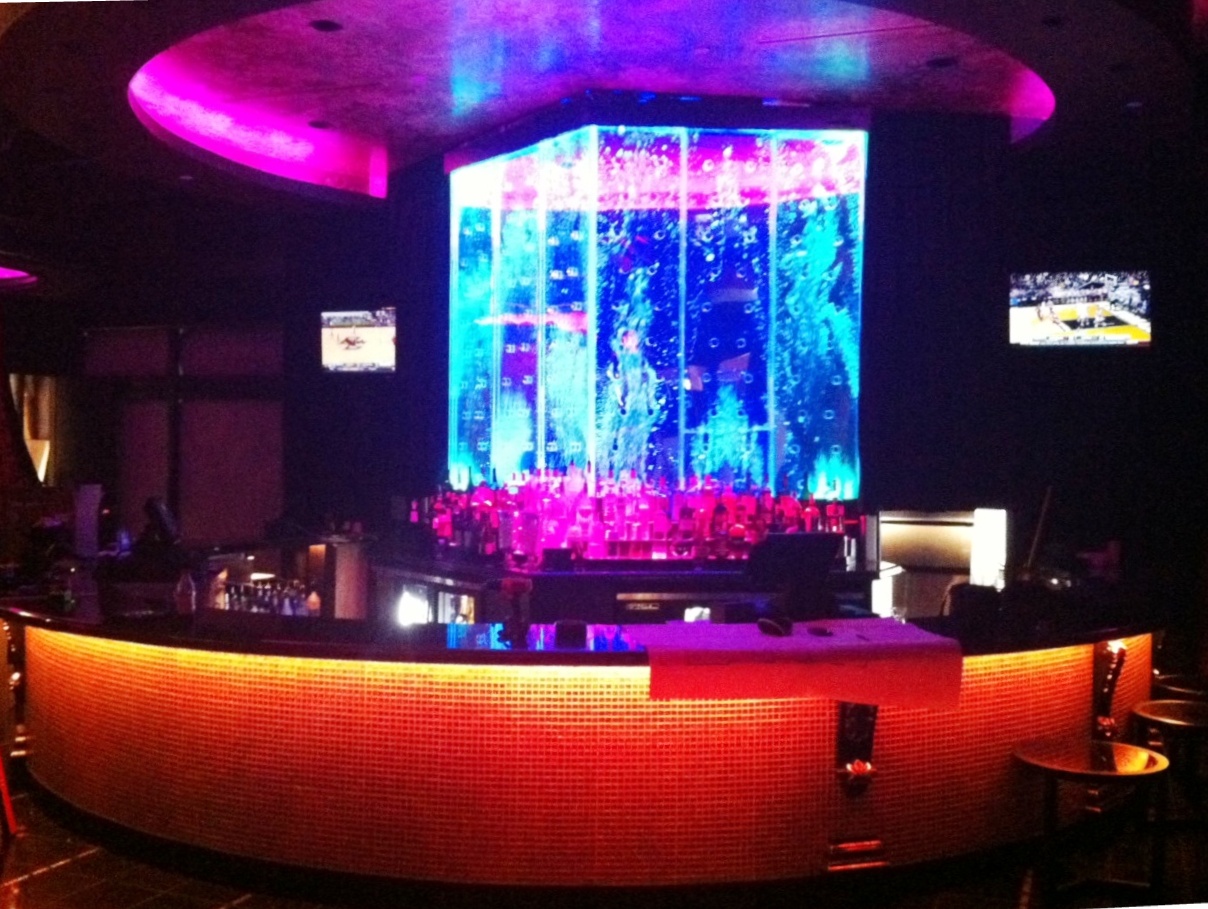 Bubble Walls 350 Bubble Wall Houston Motor Club swirling rod bubble wall fountain