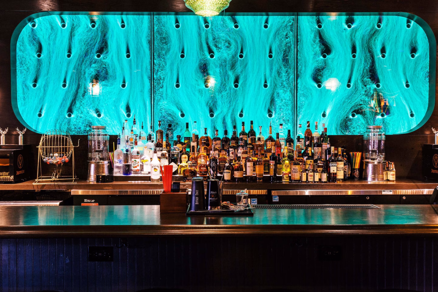 Bubble Wall-Rod Peg Style-Swirley at Courduroy Bar in Las Vegas, Nevada 5 Bubble Wall-Rod Peg Style-Swirley at Courduroy Bar in Las Vegas, Nevada 5