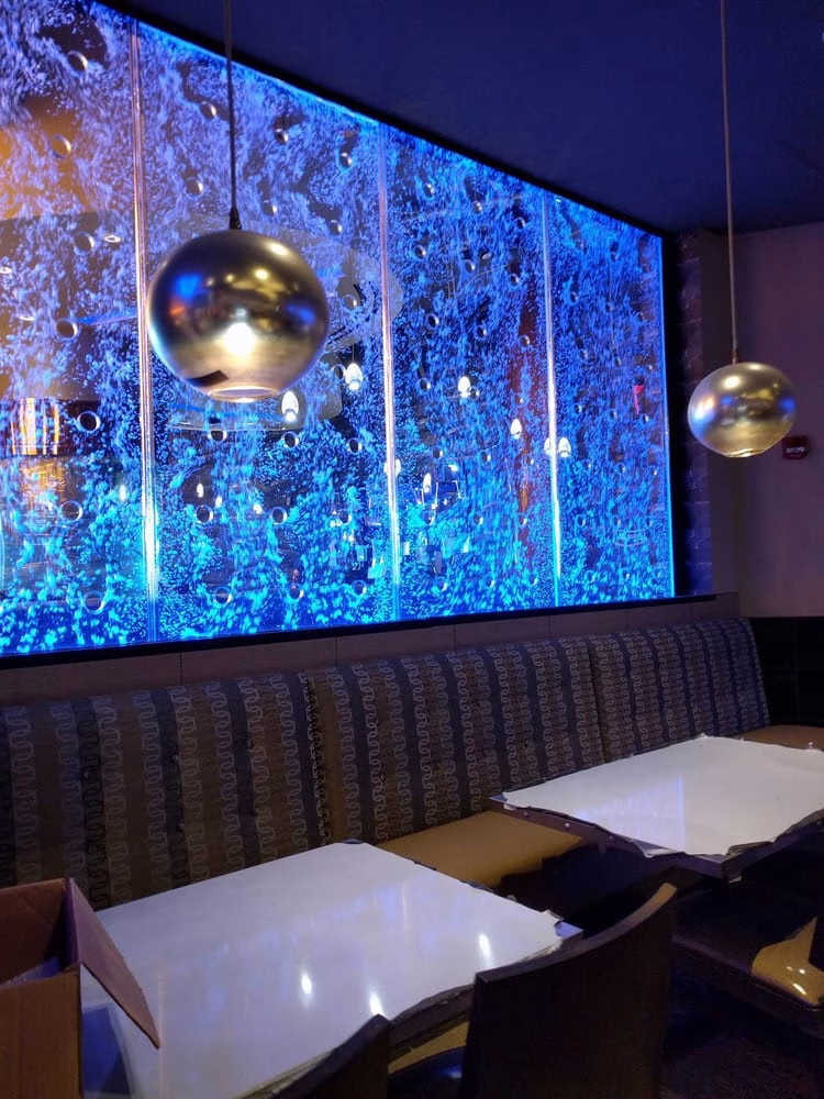 Bubble Walls 295 Bubble Wall Rod Style at Kona Grill Minnetonka MN 1