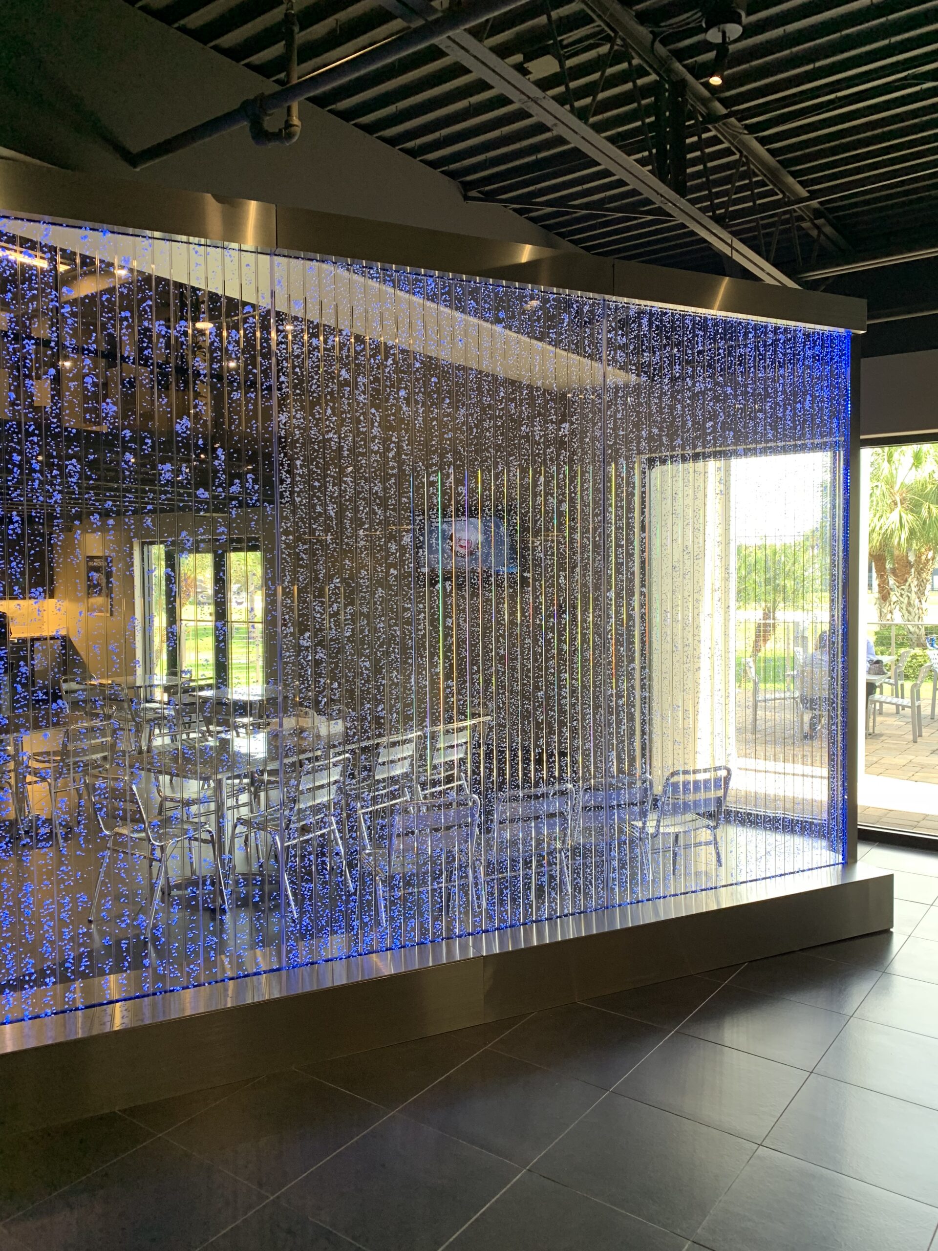 Bubble Walls 358 Bubble Wall Vertical Chamber with Stainless Steel Frame for Power Design in St. Petersberg Florida scaled