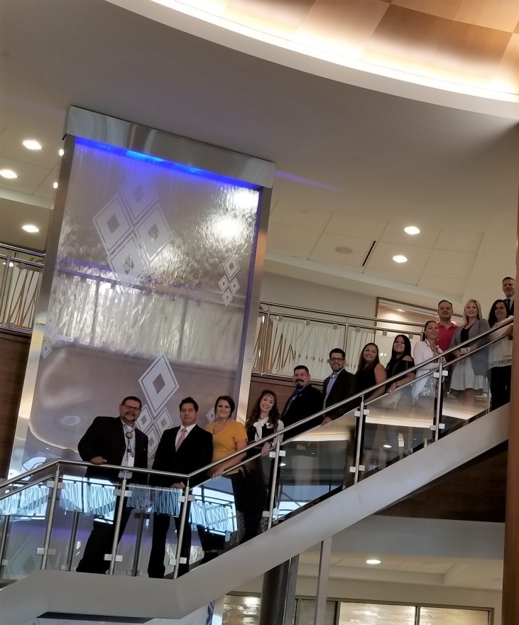 Enclosed Water Wall Waterfall at Choctaw Nation Tribal Headquarters-Durant, Oklahoma 7 - Image 2