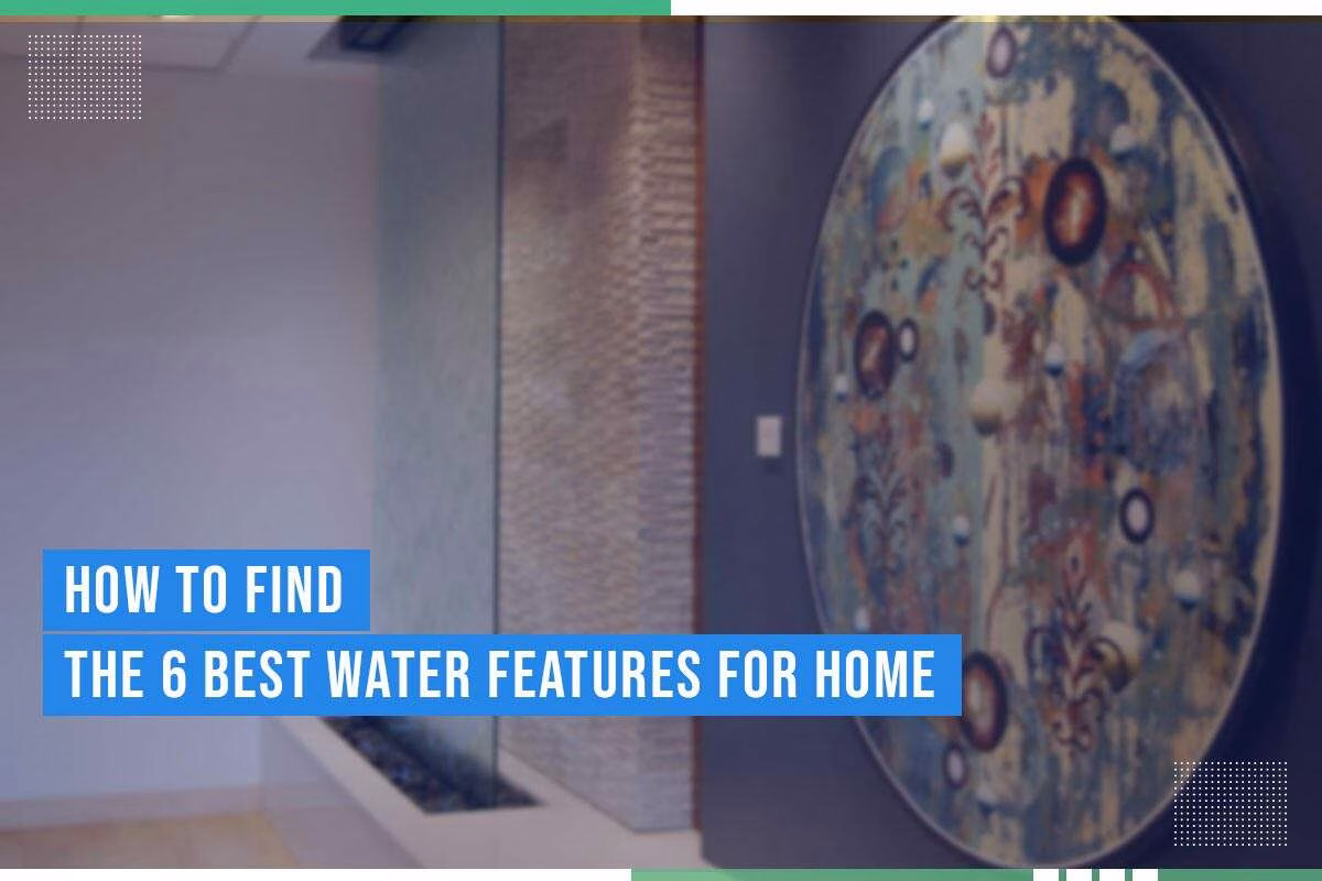 Water wall fountain installation in modern interior, featuring decorative wall art and serene ambiance, related to enhancing home spaces with water features.