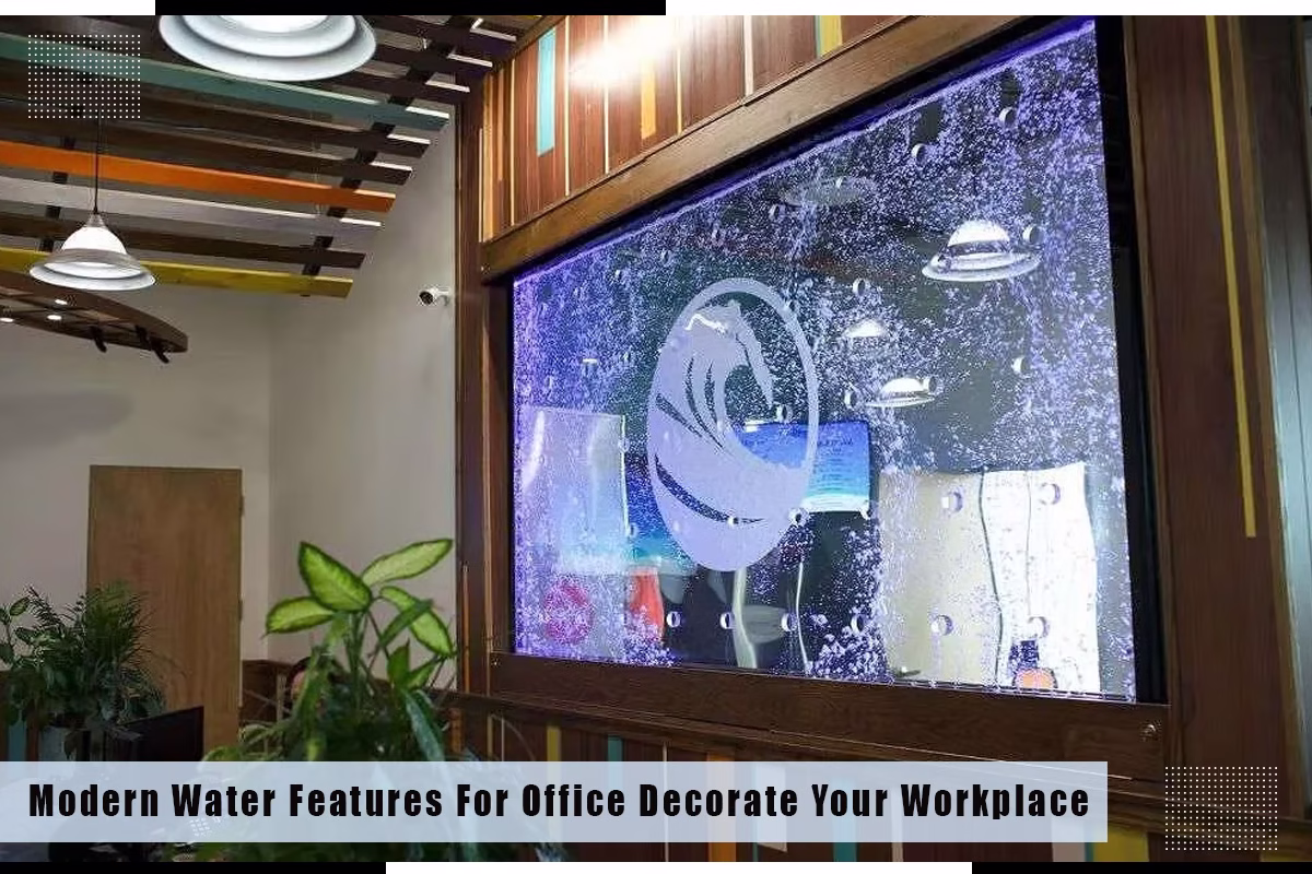 modern water features for office decorate your workplace, midwest
