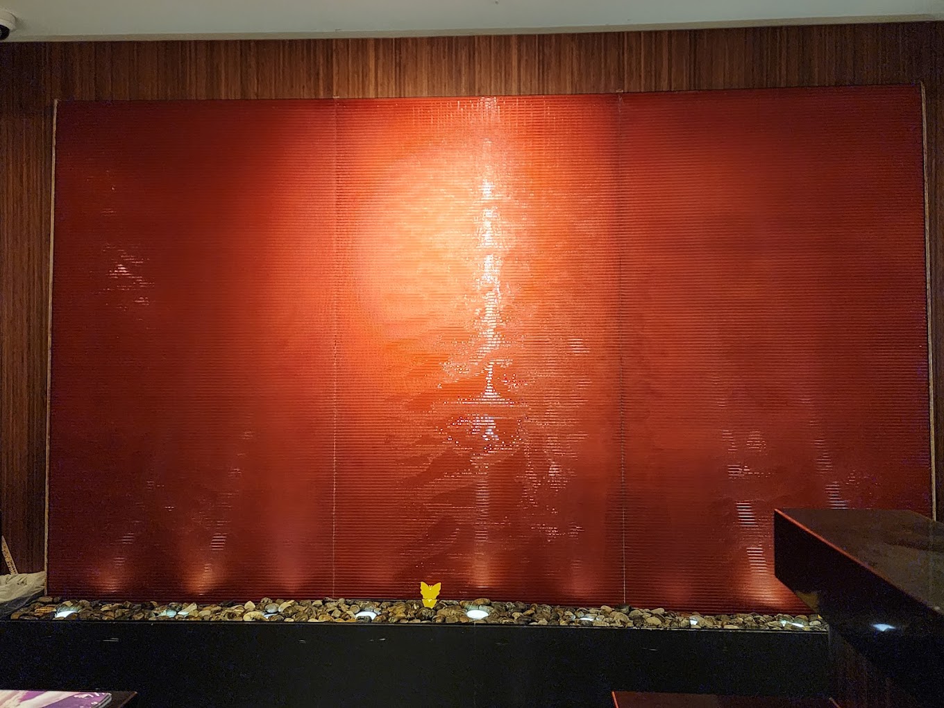 Acrylic Water Features 59 Painted Scored Acrylic Water Wall at Embassy Suites Chevy Chase MAryland 2