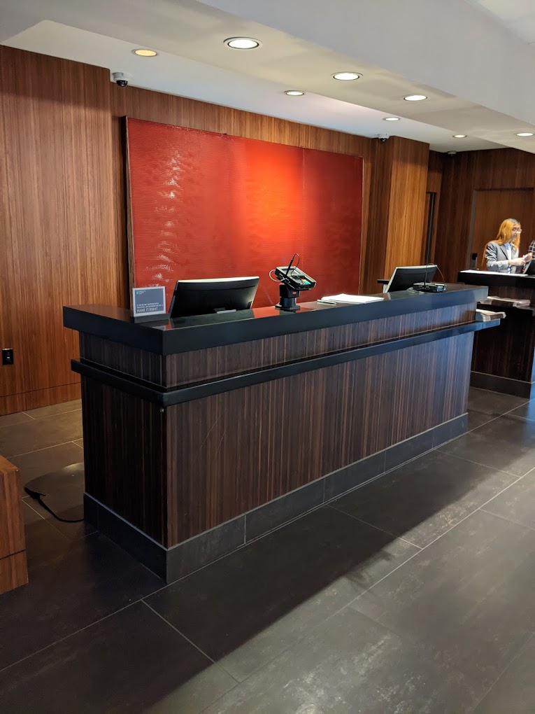 Acrylic Water Features 60 Painted Scored Acrylic Water Wall at Embassy Suites Chevy Chase MAryland