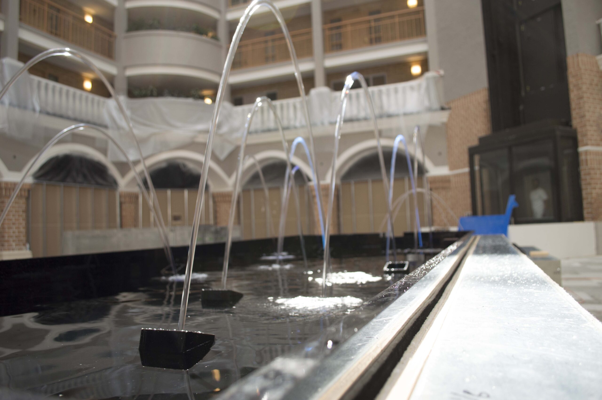 Specialty Fountains 30 Relfection Pool with Arching Fountain Jets at Embassy Suites Orlando Florida 3 scaled