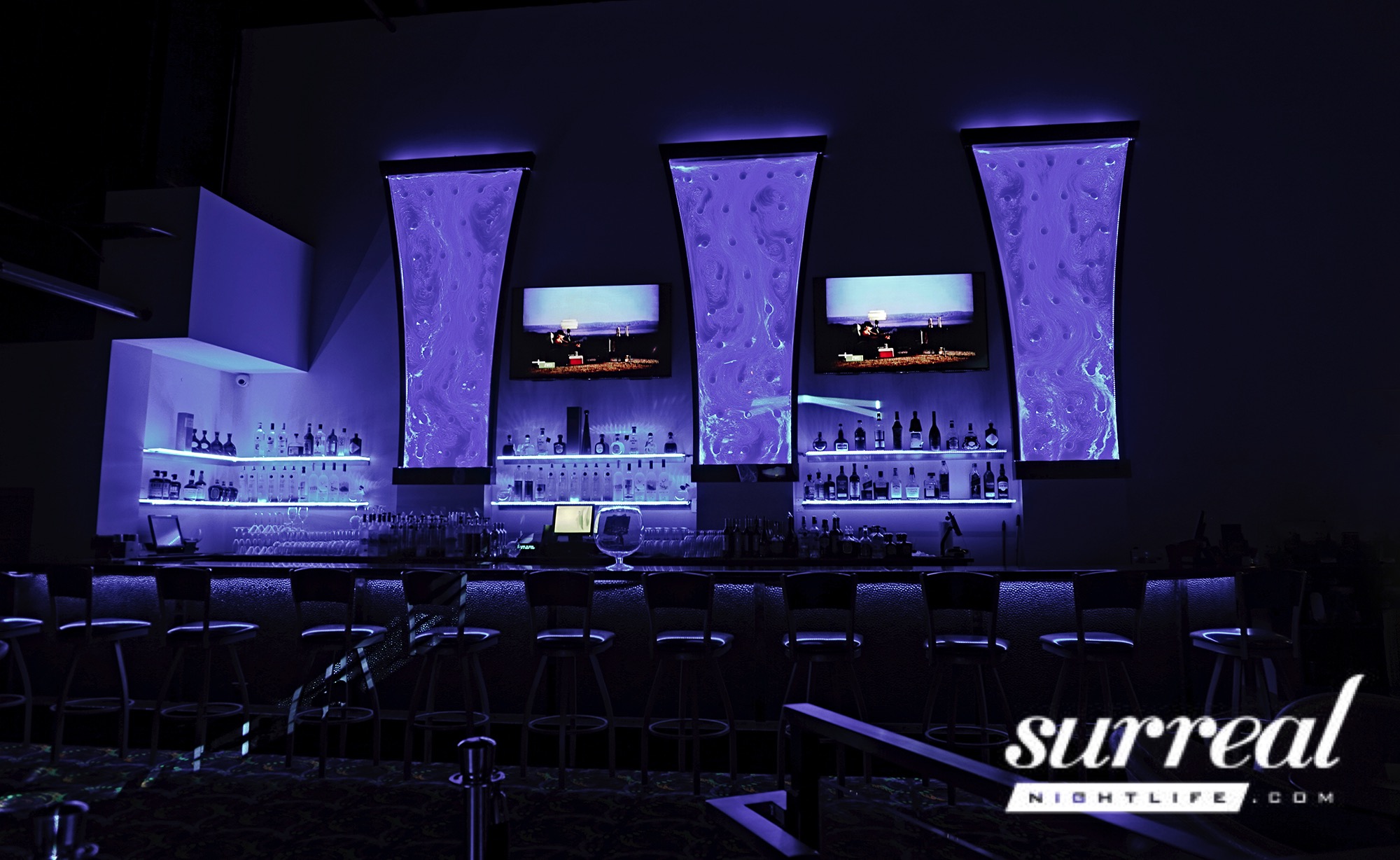 Bubble Walls 335 Rod Bubble Wall Swirley Ocean Club Chicago Illinois