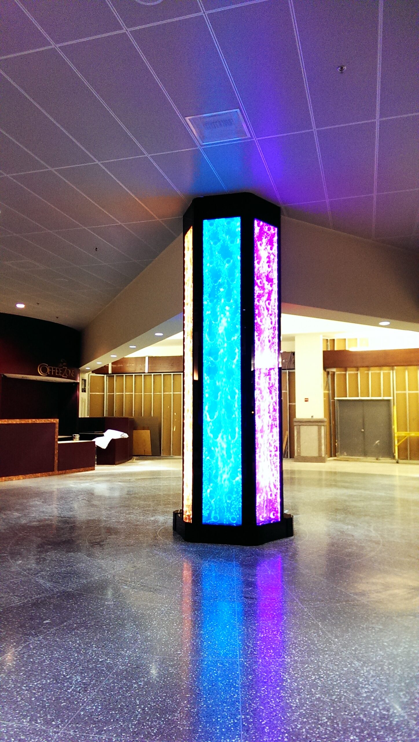 Bubble Walls 348 Rod Style Bubble Wall at Mcallen Miller International Airport Terminal Expansion scaled