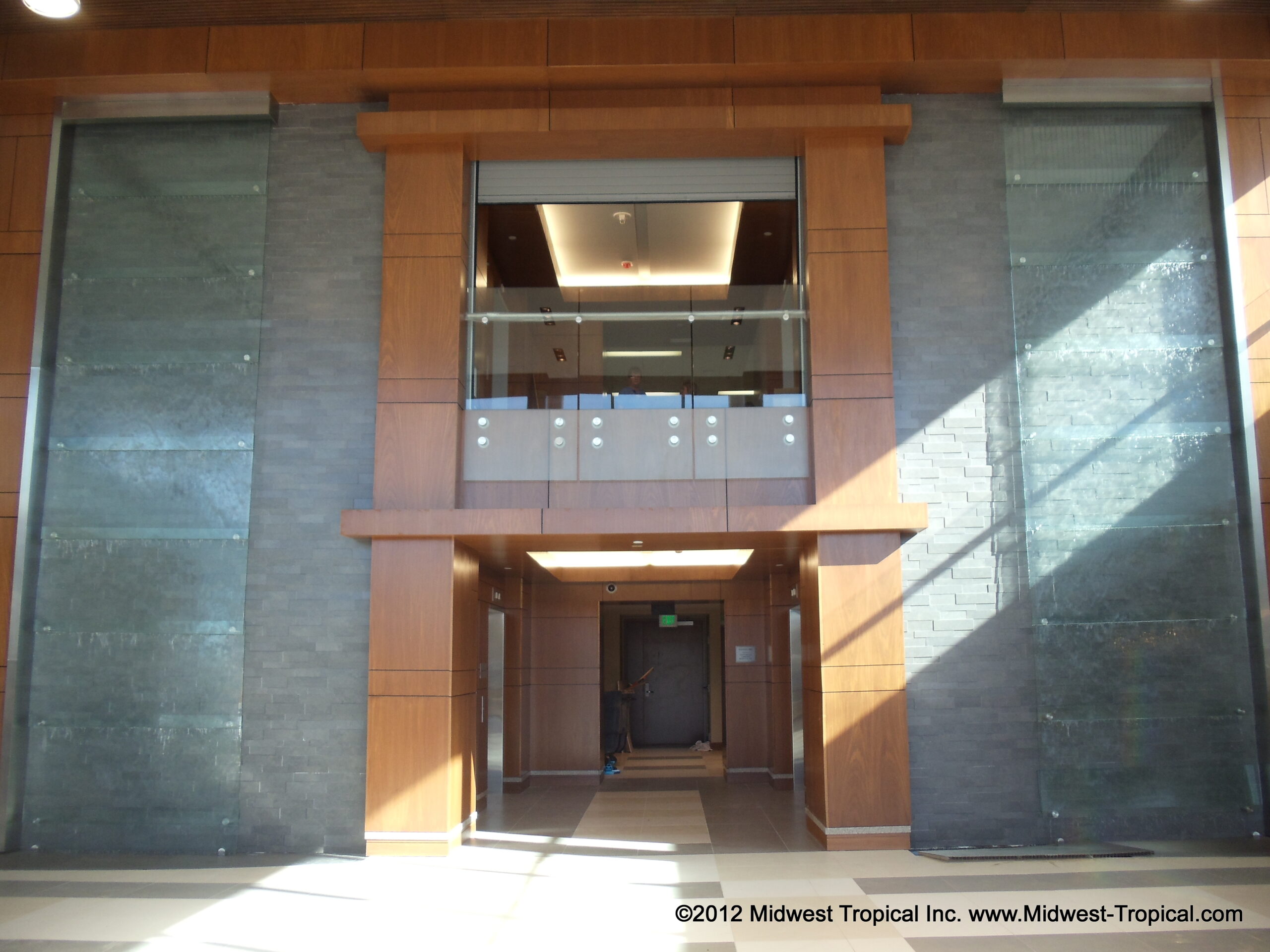 Glass Water Features 72 St. Marys Glass Waterfall scaled