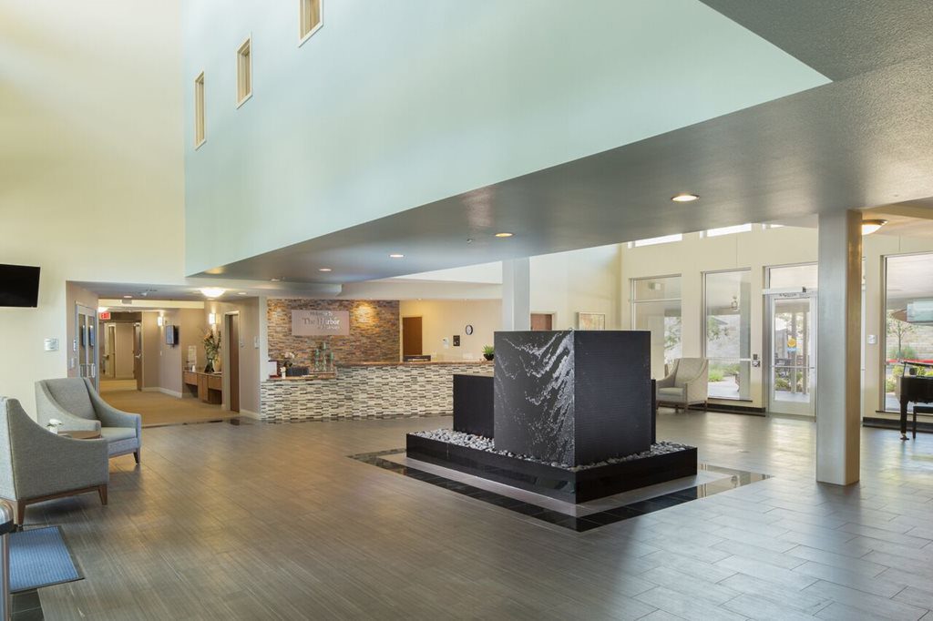 Acrylic Water Features 63 Water Wall Rentagular Sculpture Black Scored Acrylic at Legacy Oaks in Lakeway Texas 3 1