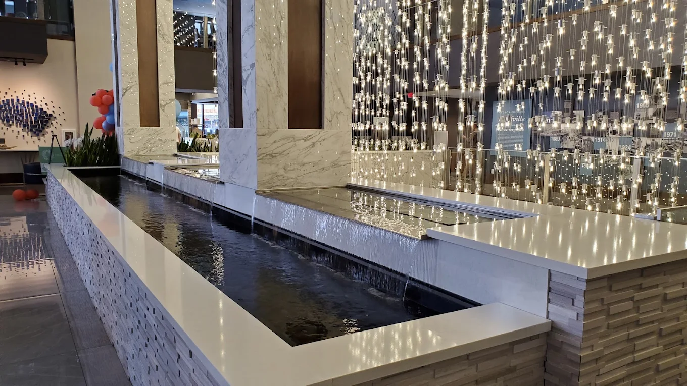 Specialty Fountains 41 Weir Overflowing into Reflection Pool at Embassy Suites Knoxville Downtown 5