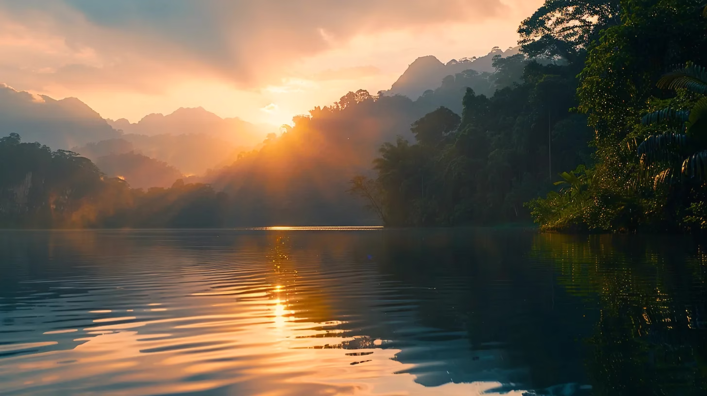 Understanding Feature Design for User-Centric Solutions 3 a breathtaking sunrise illuminates a tranquil mountain landscape, with vibrant hues reflecting on a serene lake surrounded by lush greenery.