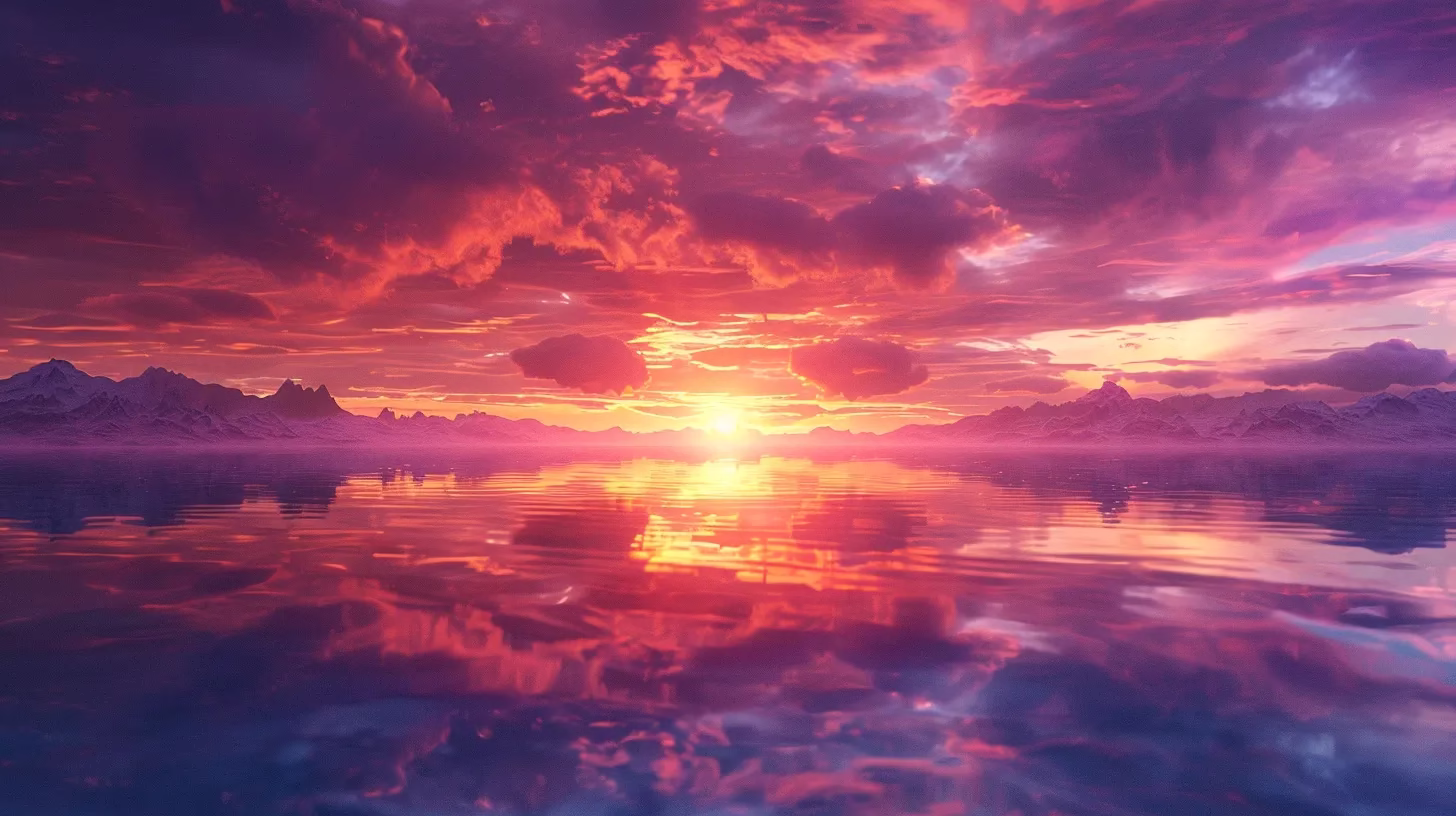 Creative Ways to Use Cheap Indoor Storage Solutions 6 a breathtaking sunset casts vibrant hues of orange and purple across a tranquil lake, reflecting the serene beauty of nature in perfect harmony.