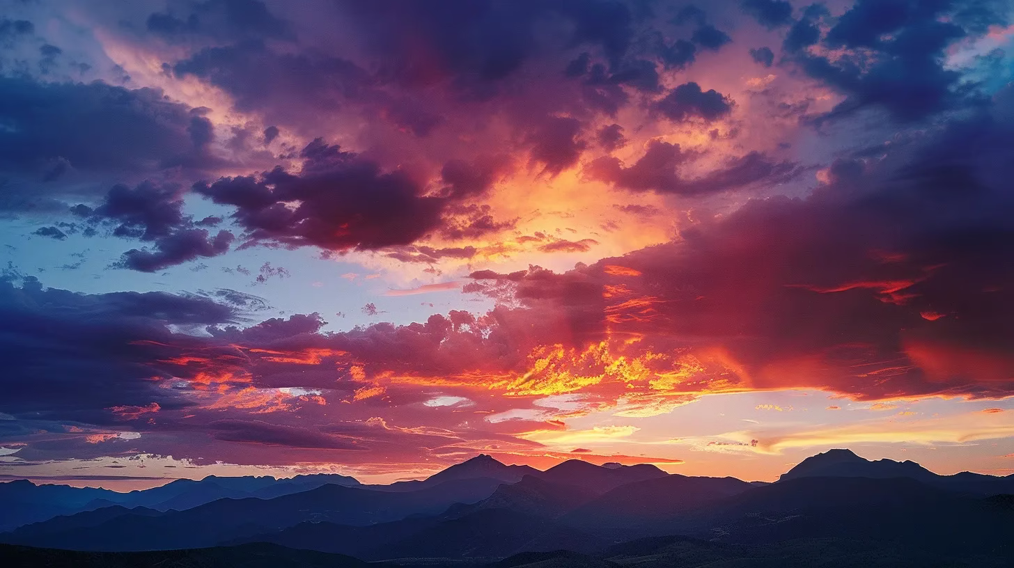 How to Position an Inside Water Fountain Effectively 1 a breathtaking sunset paints the sky in vivid hues of orange and pink as silhouettes of majestic mountains rise dramatically in the foreground.