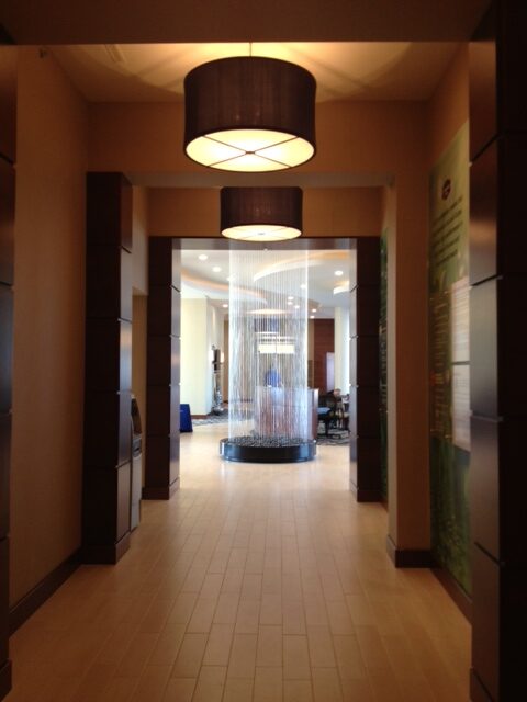 rain curtain_hampton inn owensboro