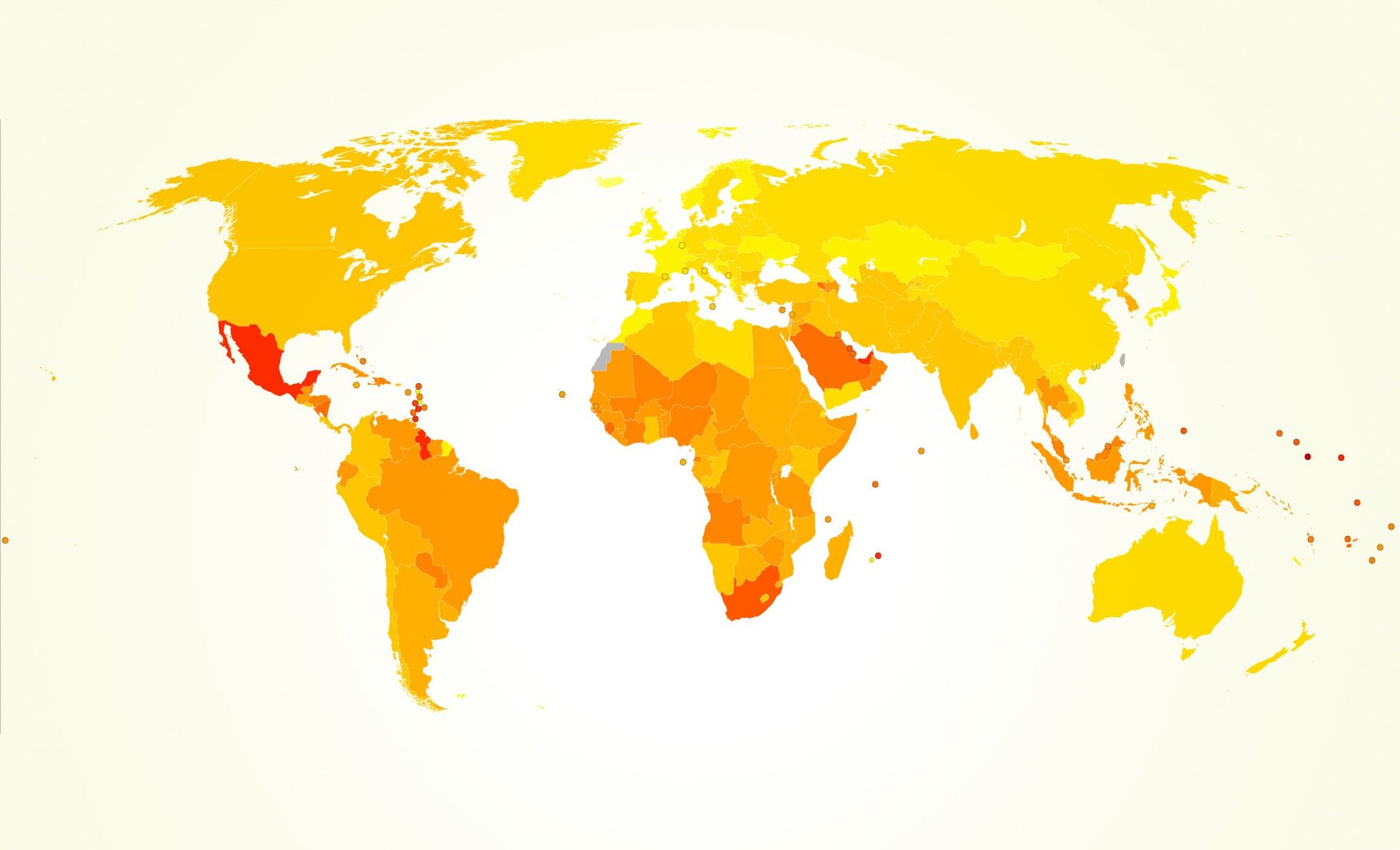 Diabetes_mellitus_world_map_-_DALY_-_WHO2004 img-1