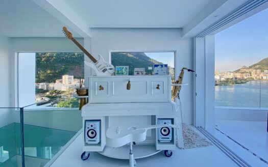 Renovado Rio de Janeiro Real Estate Cobertura de luxo para venda na Lagoa