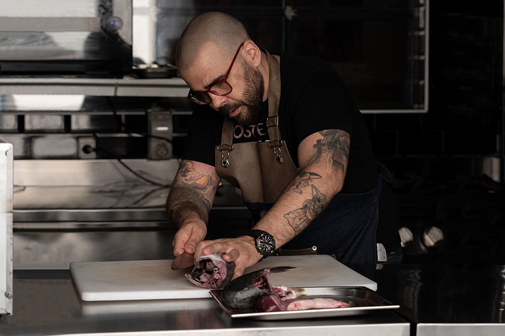 Chef Riccardo Porceddu Osteria Kobuta