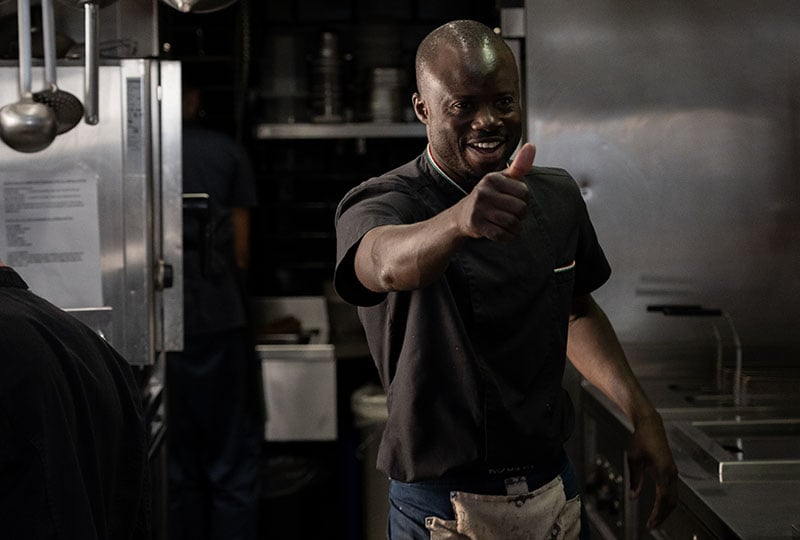 Brigata di cucina e staff Osteria Kobuta