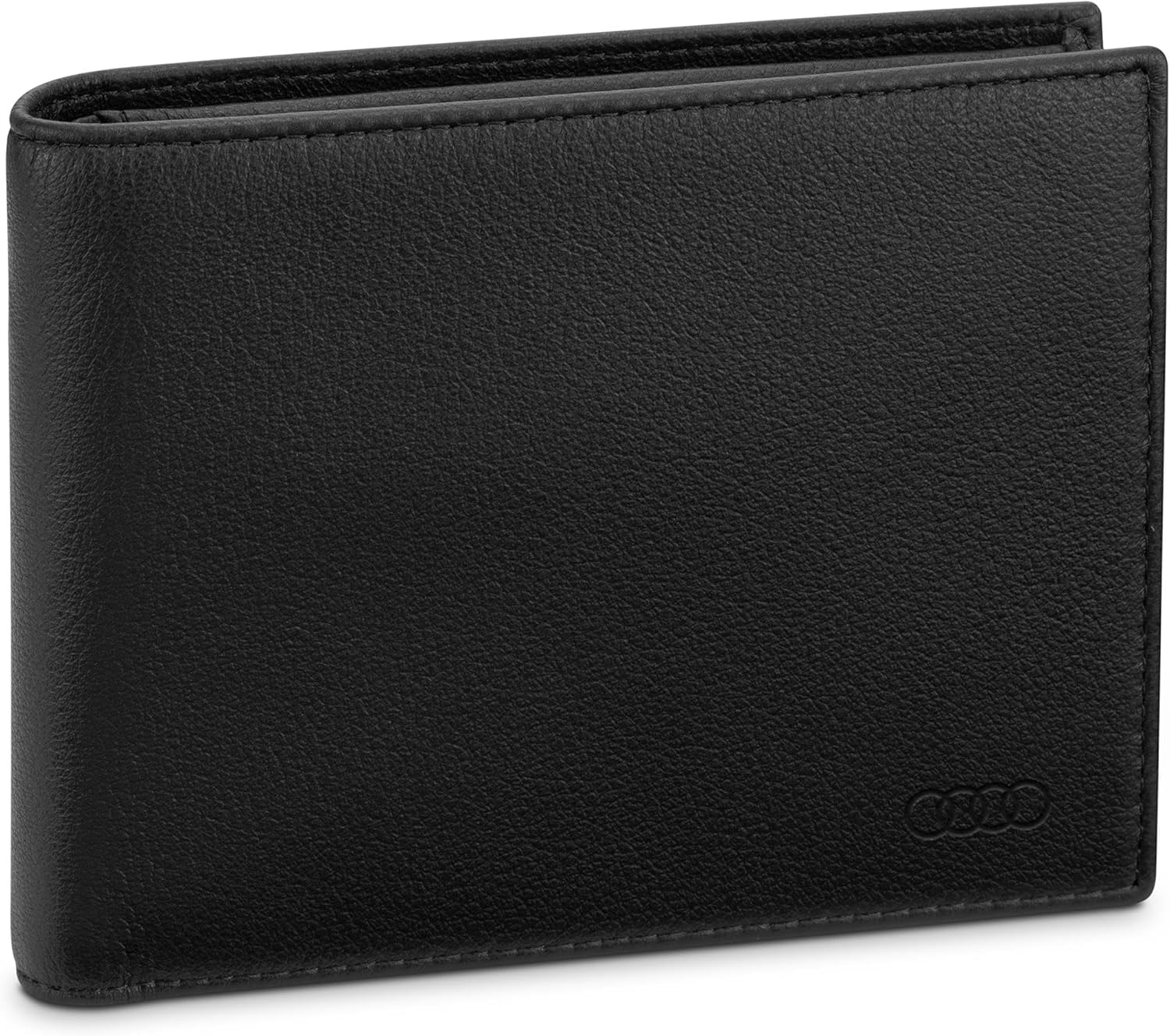 audi collection 3152401000, accessoire de voyage portefeuille pour homme, noir, ca. 11,5 x 9,5 x 2 cm (losanges)