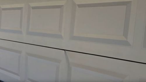 garage door panel that causes problems but can be fixed rather than replaced