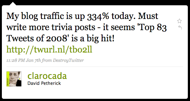 Traffic up 334% Traffic up 334%