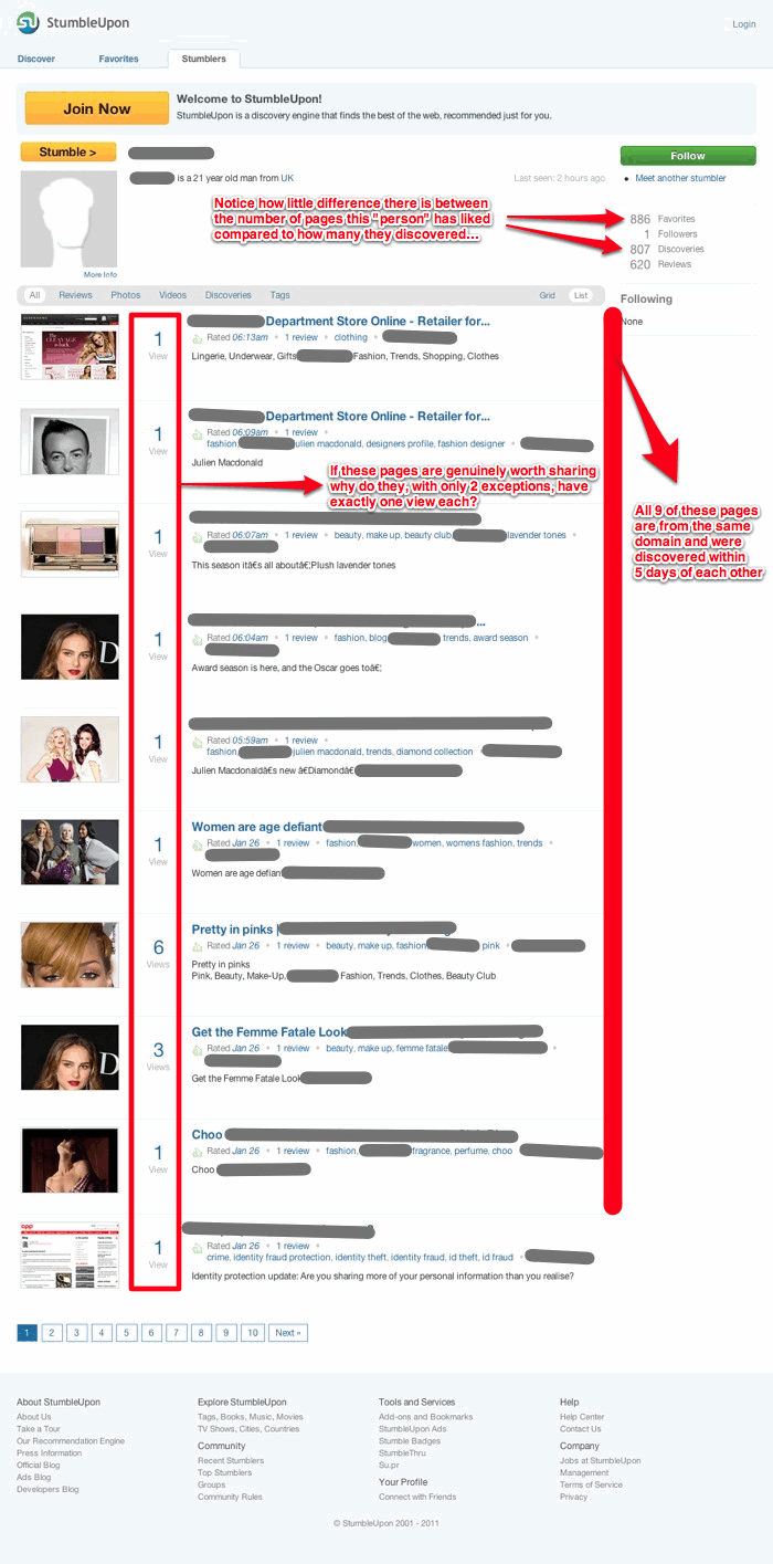 StumbleUpon Spamming img-0