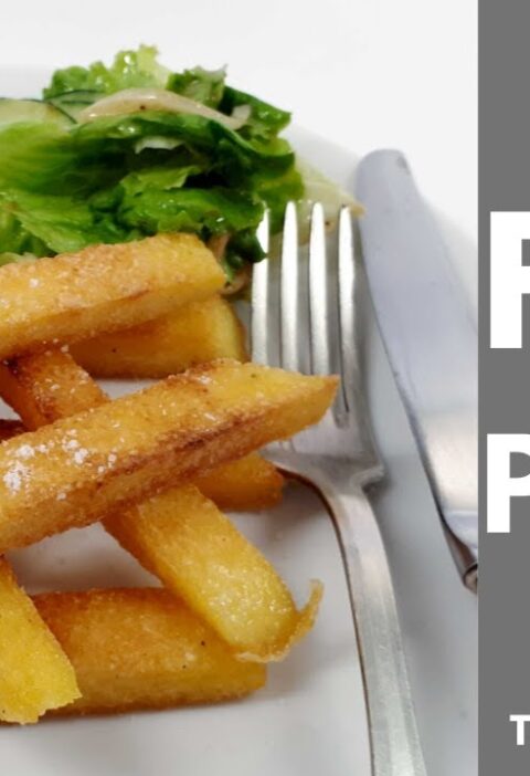 recette facile et rapide de frite de polenta maison