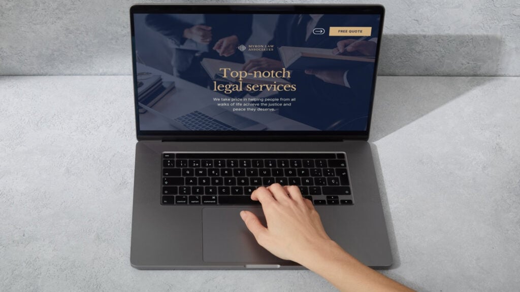 Landing page