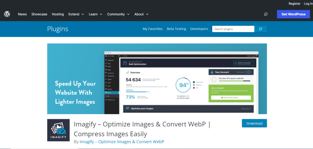 PLugin imagify