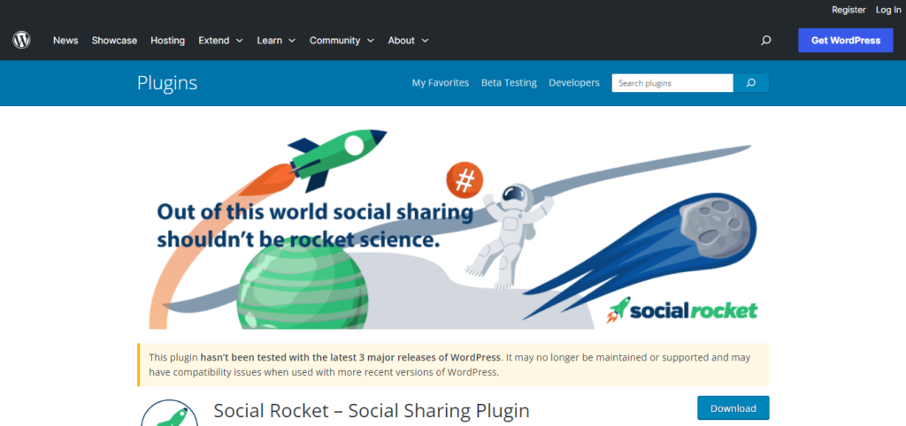 Plugin social rocket