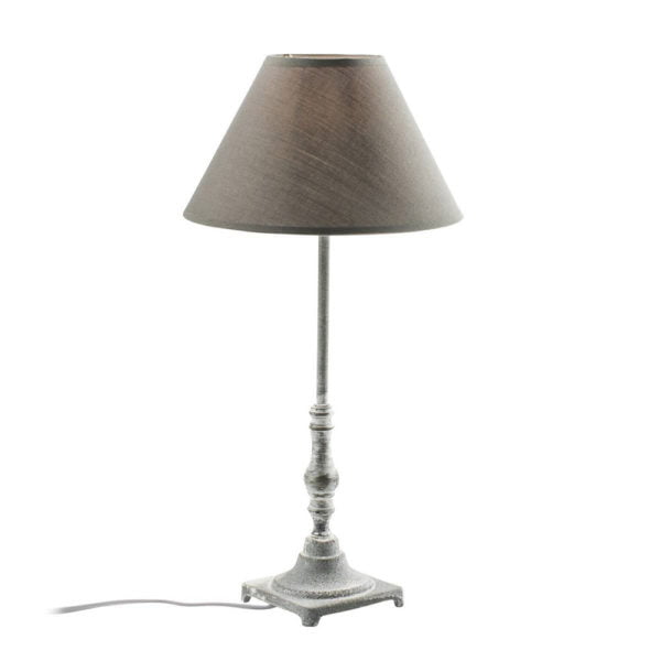 Lampe de Table OCTAVIE Grise en Métal Lampe de Table OCTAVIE Grise en Métal