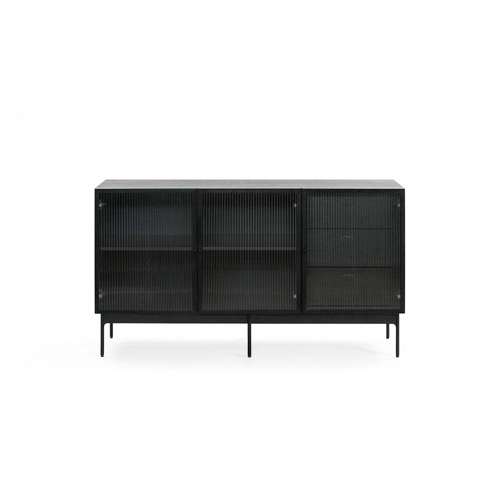 BUFFET BAS BLUR 3 PORTES 3 TIROIRS – Image 2