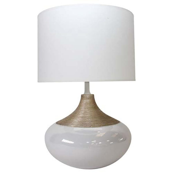 Lampe de Salon NATALIA Blanc Céramique Lampe de Salon NATALIA Blanc Céramique
