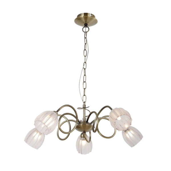 Lustre SYLVIE Dorée en Métal