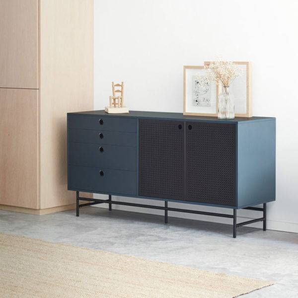 BUFFET BAS 2 PORTES 4 TIROIRS TEULAT PUNTO BUFFET BAS 2 PORTES 4 TIROIRS TEULAT PUNTO