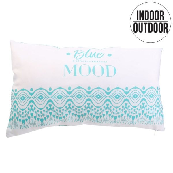 Coussin Deco Extérieur Déhoussable Cyan