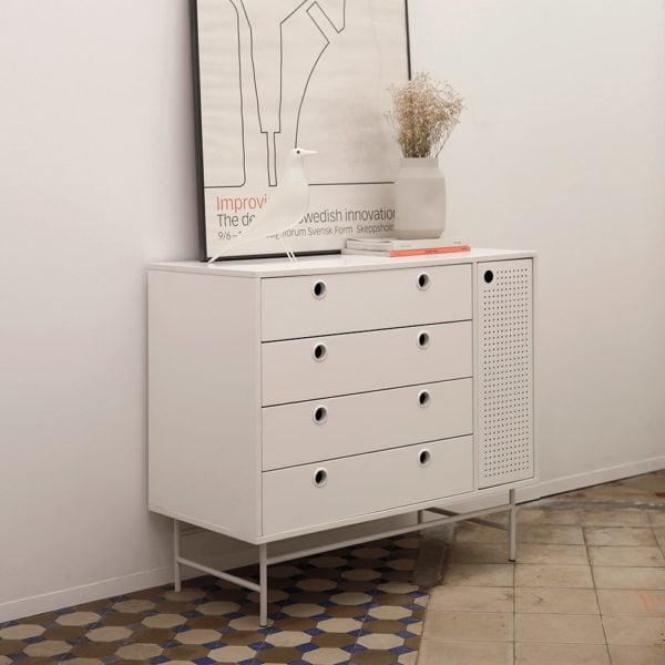 COMMODE 1 PORTE 4 TIROIRS TEULAT PUNTO