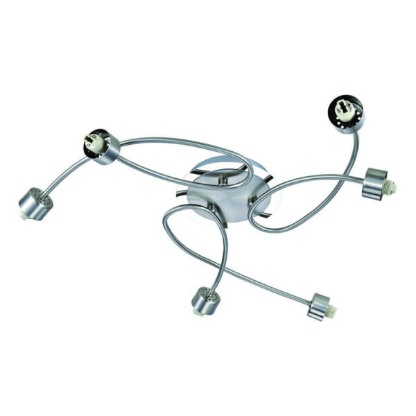 Plafonnier Spot Remix Argentée en Métal