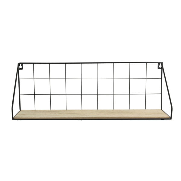Étagère Bois et Métal Rectangle M6