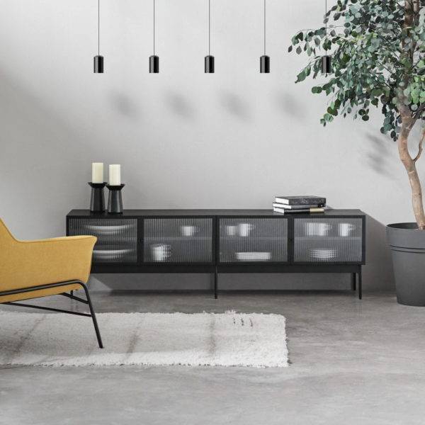 MEUBLE TV 4 PORTES TEULAT BLUR