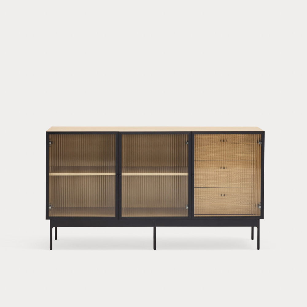 BUFFET BAS BLUR 3 PORTES 3 TIROIRS – Image 8