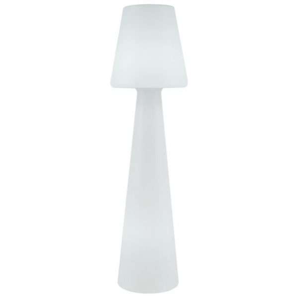 Lampadaire extérieur LOLA FAMILY (H165cm) en polyéthylène blanc translucide Lampadaire extérieur LOLA FAMILY (H165cm) en polyéthylène blanc translucide
