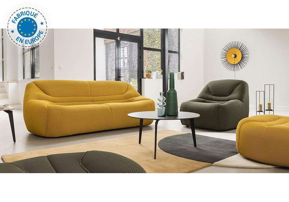 SALON DESIGN CANAPÉ 3 PLACES MAXI SKY JOLY DESIGN – Image 2