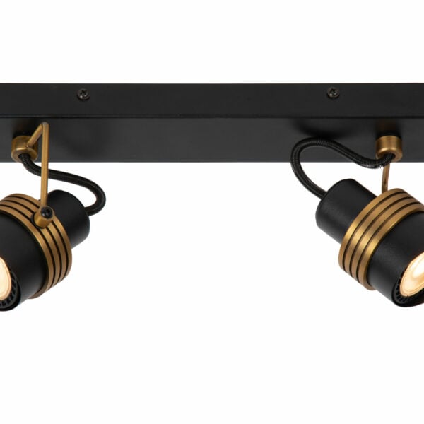 Réglette Lucide Tundran 2xGU10 28cm,noir